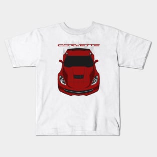 Corvette C7 - Long Beach Red Kids T-Shirt